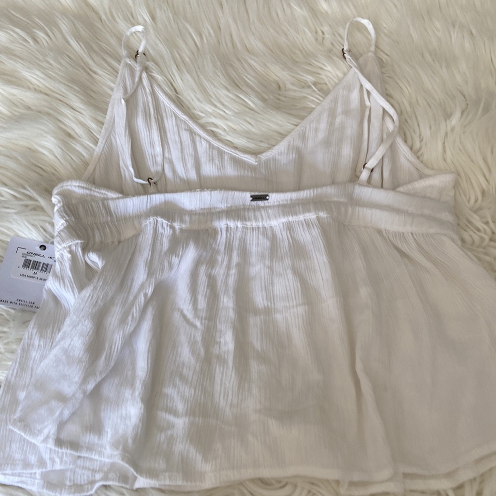 ONEILL shirt size M brand new with tag with adjustable strings white color - Picture 6 of 9